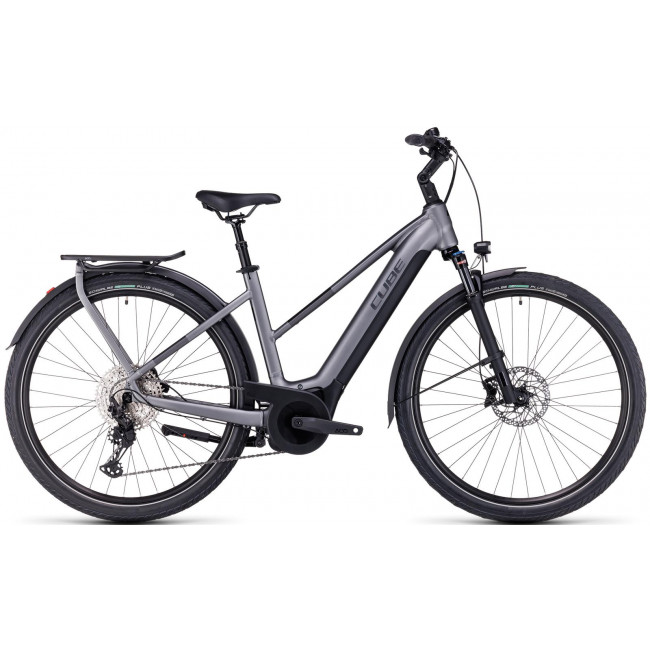 Elektrinis dviratis Cube Touring Hybrid EXC 625 Trapeze grey'n'metal 2023