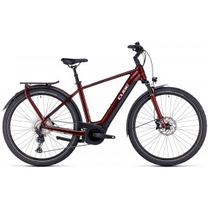 Elektrinis dviratis Cube Touring Hybrid EXC 500 red'n'white 2023