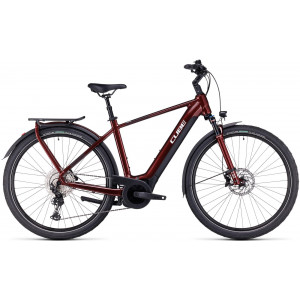 Elektrinis dviratis Cube Touring Hybrid EXC 625 red'n'white 2023