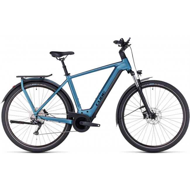Elektrinis dviratis Cube Kathmandu Hybrid ONE 625 blue'n'black 2023