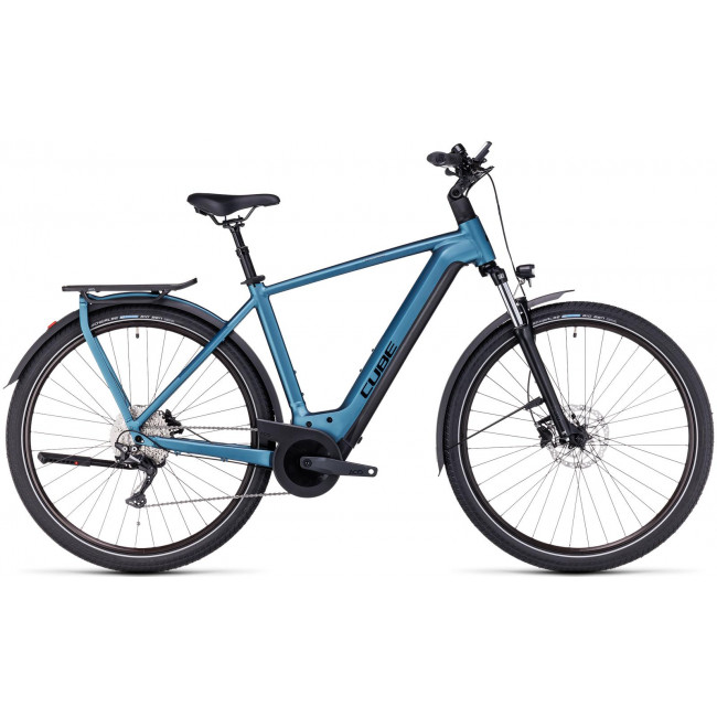Elektrinis dviratis Cube Kathmandu Hybrid ONE 750 blue'n'black 2023