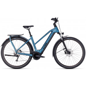 Elektrinis dviratis Cube Kathmandu Hybrid ONE 750 Trapeze blue'n'black 2023