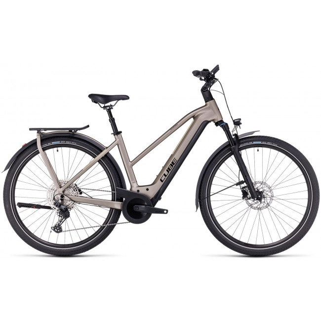Elektrinis dviratis Cube Kathmandu Hybrid Pro 750 Trapeze flashstone'n'black 2023