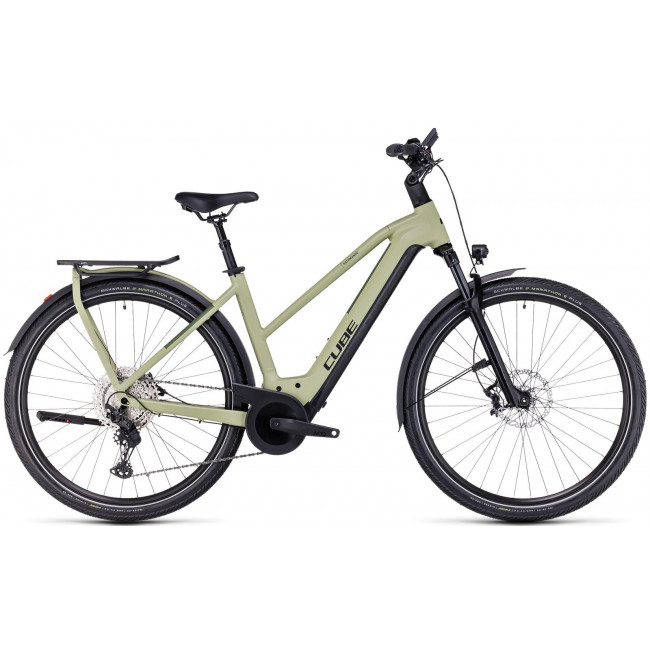 Elektrinis dviratis Cube Kathmandu Hybrid SLX 750 Trapeze green'n'olive 2023