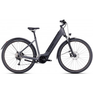 Elektrinis dviratis Cube Nuride Hybrid Performance 500 Allroad Easy Entry graphite'n'black 2023
