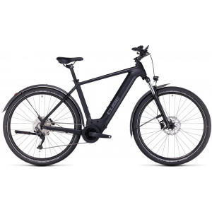 Elektrinis dviratis Cube Nuride Hybrid Pro 750 Allroad black'n'metal 2023