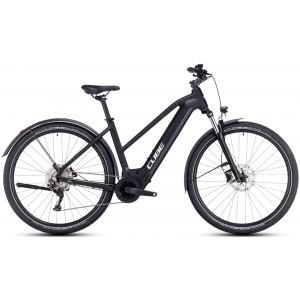 Elektrinis dviratis Cube Nuride Hybrid Pro 750 Allroad Trapeze black'n'metal 2023
