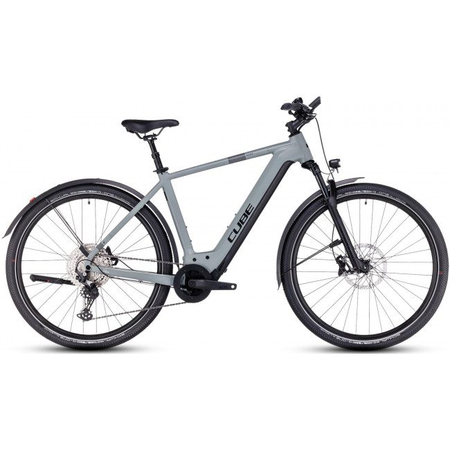 Elektrinis dviratis Cube Nuride Hybrid SLX 750 Allroad grey'n'black 2023