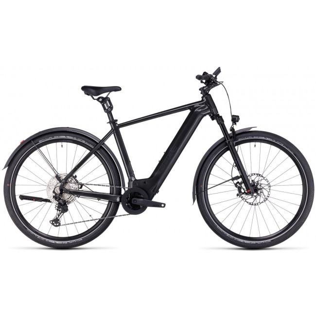 Elektrinis dviratis Cube Nuride Hybrid SLT 750 Allroad grey'n'metal 2023