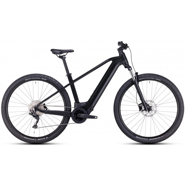 Elektrinis dviratis Cube Reaction Hybrid ONE 500 27.5 grey'n'black 2023