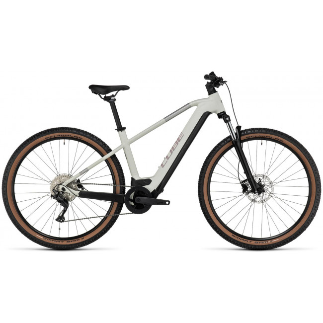 Elektrinis dviratis Cube Reaction Hybrid ONE 750 27.5 lightgrey'n'rose 2023