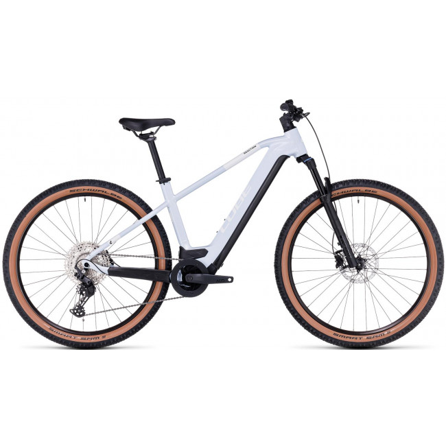 Elektrinis dviratis Cube Reaction Hybrid Pro 500 27.5 flashwhite'n'black 2023