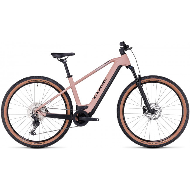 Elektrinis dviratis Cube Reaction Hybrid Pro 625 27.5 blushrose'n'silver 2023