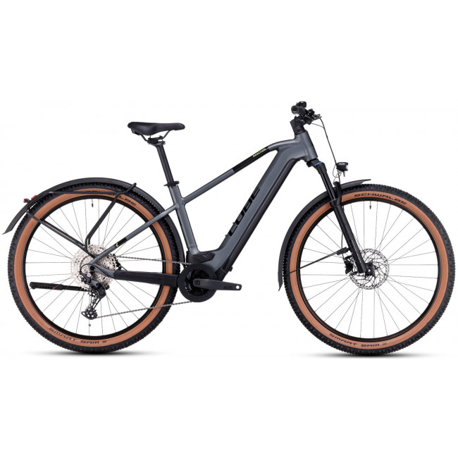 Elektrinis dviratis Cube Reaction Hybrid Pro 500 Allroad 27.5 flashgrey'n'green 2023