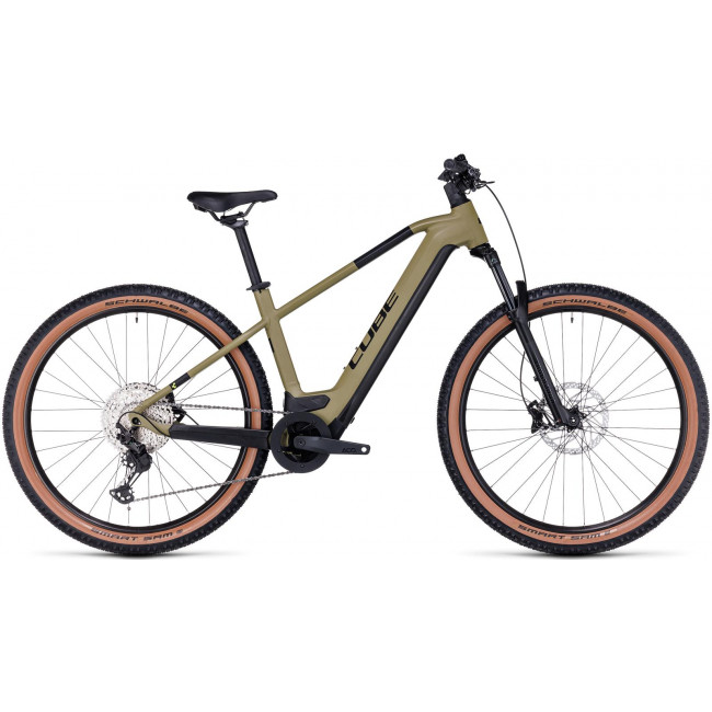 Elektrinis dviratis Cube Reaction Hybrid Race 625 27.5 olive'n'green 2023