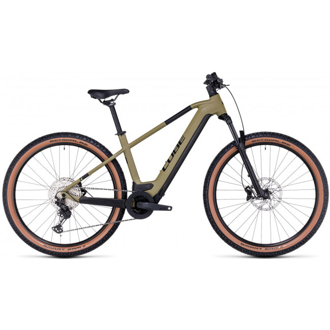 Elektrinis dviratis Cube Reaction Hybrid Race 750 27.5 olive'n'green 2023