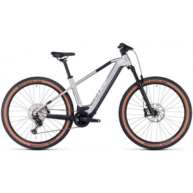Elektrinis dviratis Cube Reaction Hybrid SLX 750 29 grey'n'spectral 2023