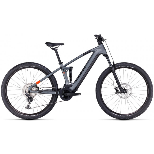 Elektrinis dviratis Cube Stereo Hybrid 120 Pro 750 29 flashgrey'n'orange 2023
