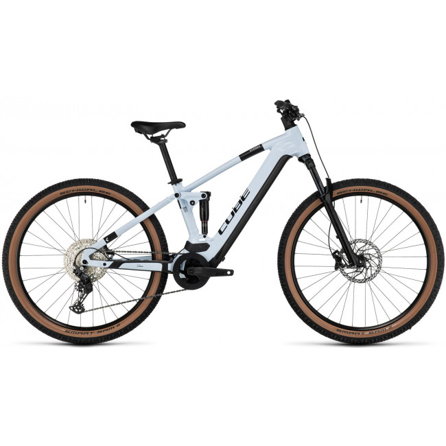 Elektrinis dviratis Cube Stereo Hybrid 120 Pro 625 29 flashwhite'n'black 2023