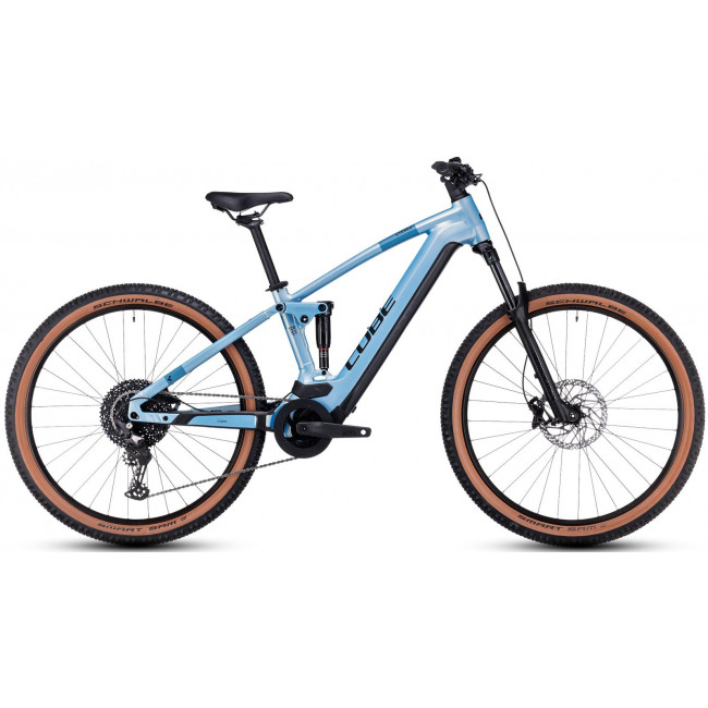 Elektrinis dviratis Cube Stereo Hybrid 120 Pro 750 27.5 sagemetallic'n'black 2023