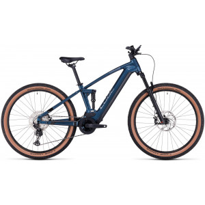 Elektrinis dviratis Cube Stereo Hybrid 120 Race 750 27.5 petrolblue'n'chrome 2023
