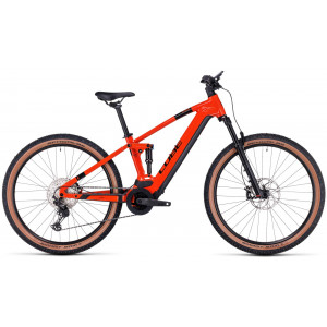 Elektrinis dviratis Cube Stereo Hybrid 120 Race 625 27.5 fireorange'n'black 2023