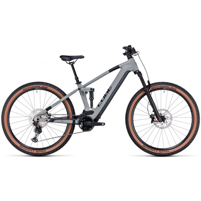 Elektrinis dviratis Cube Stereo Hybrid 120 SLX 750 29 swampgrey'n'black 2023