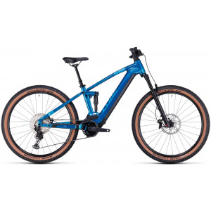 Elektrinis dviratis Cube Stereo Hybrid 120 SLX 750 27.5 electricblue'n'chrome 2023