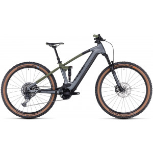 Elektrinis dviratis Cube Stereo Hybrid 120 TM 750 27.5 flashgrey'n'olive 2023