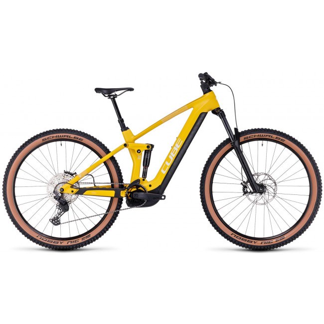 Elektrinis dviratis Cube Stereo Hybrid 140 HPC Pro 625 29 vivid'n'sun 2023