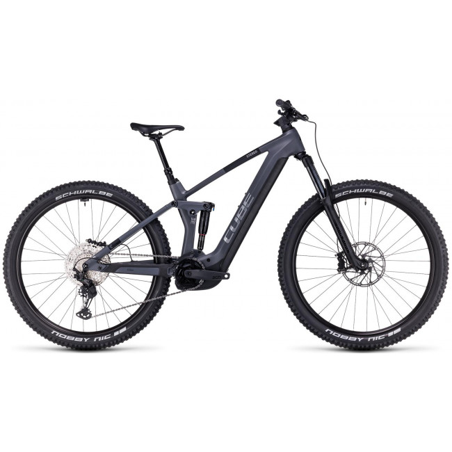 Elektrinis dviratis Cube Stereo Hybrid 140 HPC Race 625 29 grey'n'chrome