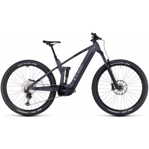 Elektrinis dviratis Cube Stereo Hybrid 140 HPC Race 750 27.5 grey'n'chrome 2023