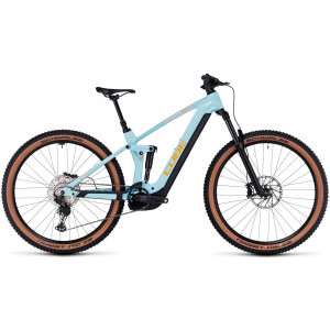 Elektrinis dviratis Cube Stereo Hybrid 140 HPC Race 625 27.5 dazzle'n'orange 2023