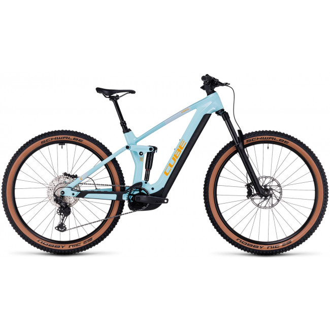 Elektrinis dviratis Cube Stereo Hybrid 140 HPC Race 625 29 dazzle'n'orange 2023