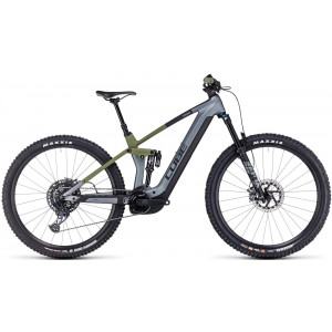 Elektrinis dviratis Cube Stereo Hybrid 140 HPC TM 750 27.5 flashgrey'n'olive 2023