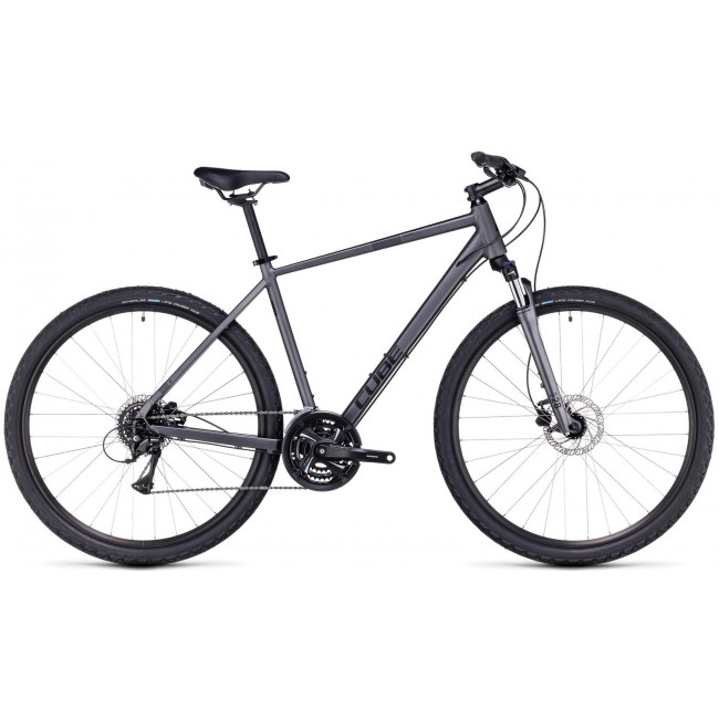 Dviratis Cube Nature graphite'n'black