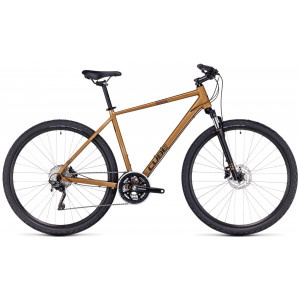 Dviratis Cube Nature Pro gold'n'black Dviratis Cube Nature Pro gold'n'black