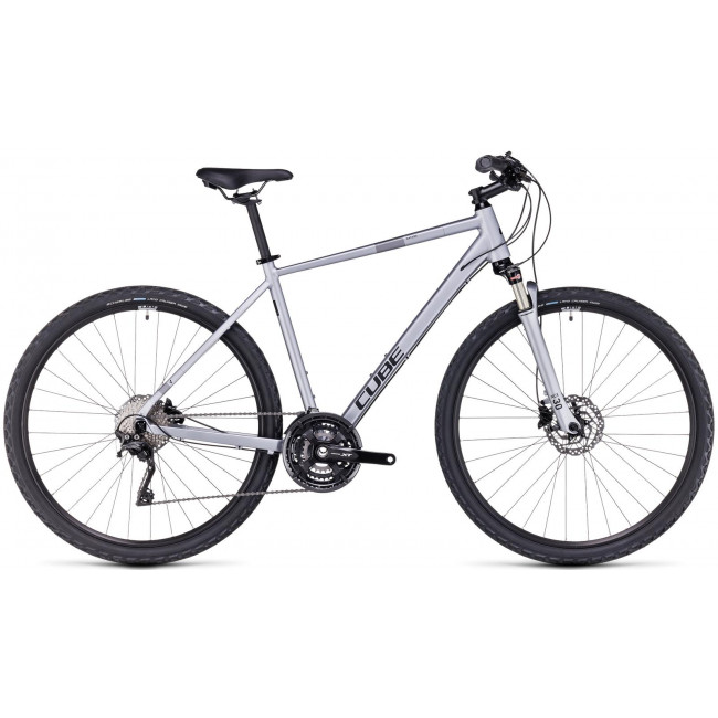 Dviratis Cube Nature EXC polarsilver'n'black