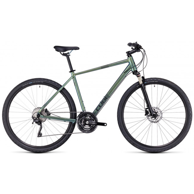 Dviratis Cube Nature EXC verde'n'black