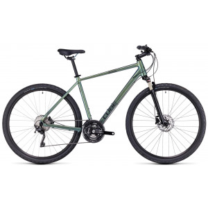 Dviratis Cube Nature EXC verde'n'black Dviratis Cube Nature EXC verde'n'black