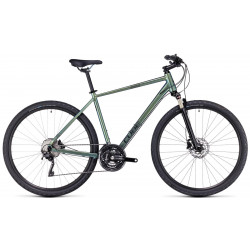 Dviratis Cube Nature EXC verde'n'black