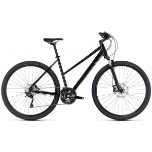 Dviratis Cube Nature SLX Trapeze grey'n'black