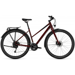 Dviratis Cube Travel Trapeze mirrorred'n'black 2023