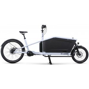 Elektrinis dviratis Cube Cargo Hybrid 500 flashwhite'n'black 2023