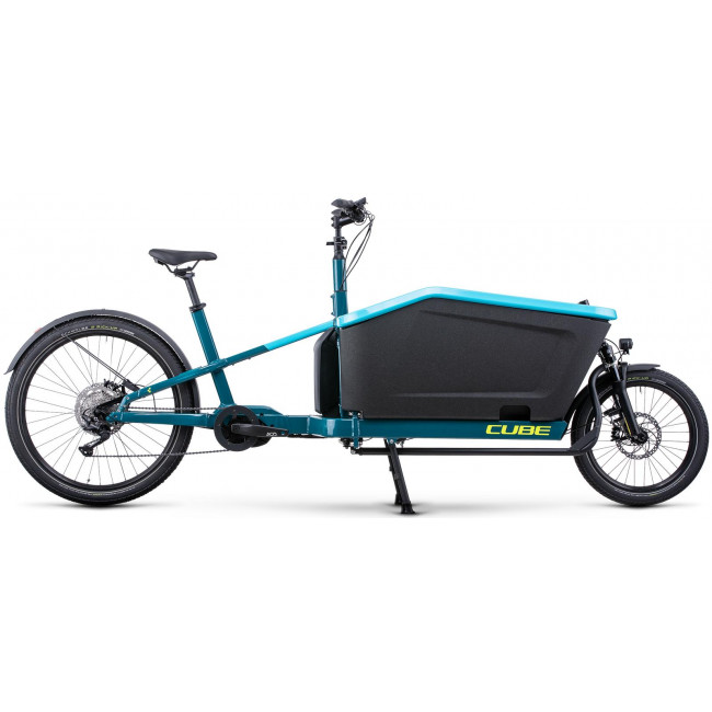 Elektrinis dviratis Cube Cargo Sport Hybrid  500 blue'n'lime 2023