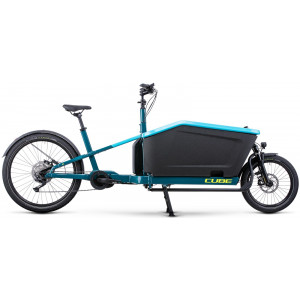 Elektrinis dviratis Cube Cargo Sport Hybrid  500 blue'n'lime 2023