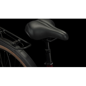 Elektrinis dviratis Cube Supreme Hybrid Pro 500 Easy Entry red'n'black 2023