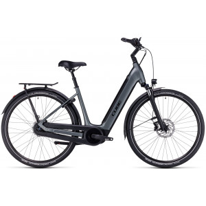 Elektrinis dviratis Cube Supreme RT Hybrid Pro 500 Easy Entry flashgrey'n'black 2023