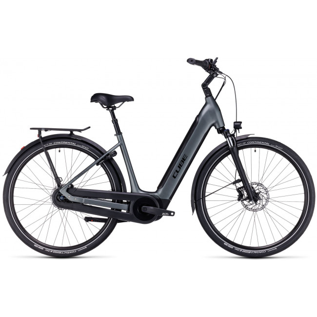 Elektrinis dviratis Cube Supreme RT Hybrid Pro 625 Easy Entry flashgrey'n'black 2023