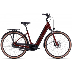 Elektrinis dviratis Cube Supreme RT Hybrid Pro 500 Easy Entry red'n'black 2023